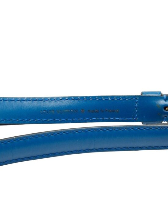 Louis Vuitton Blue Leather Belt